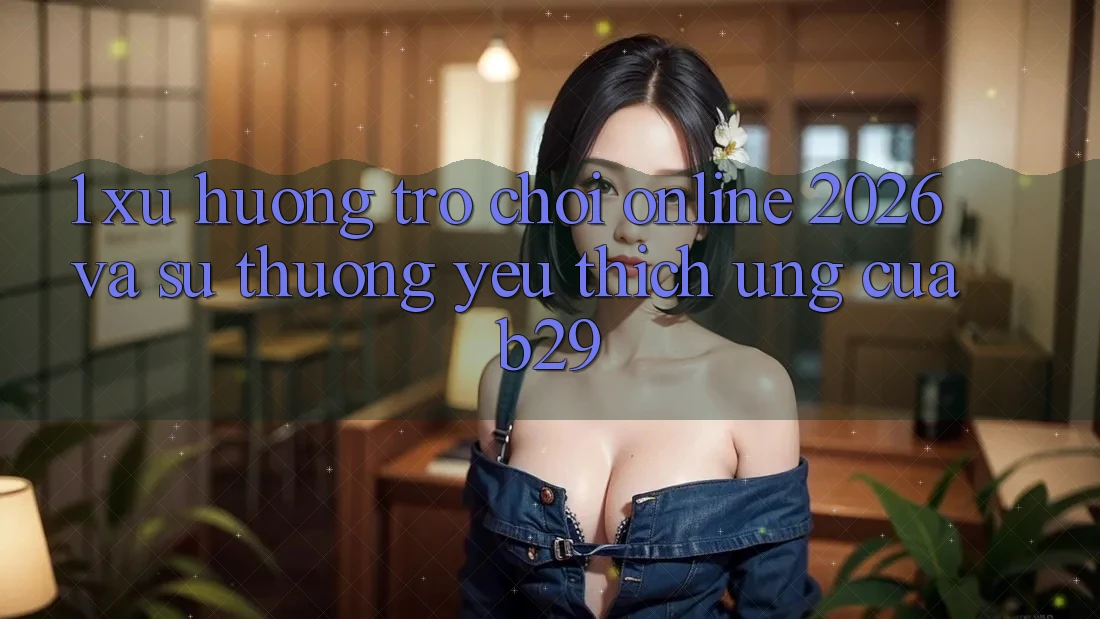 1. Xu Hướng Trò chơi Online 2026 Và Sự Thương yêu thích Ứng Của B29