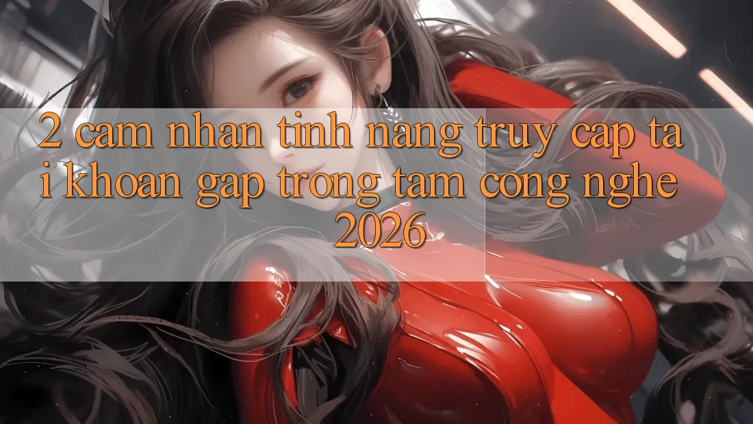 2. Cảm nhận Tính Năng “Truy cập tài khoản Gấp” - Trọng Tâm Công Nghệ 2026