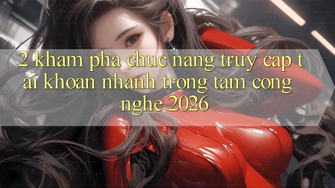 2. Khám Phá Chức năng “Truy cập tài khoản Nhanh” - Trọng Tâm Công Nghệ 2026