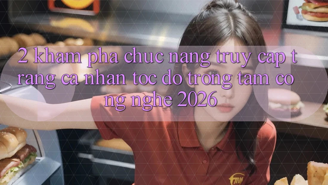 2. Khám Phá Chức năng “Truy cập trang cá nhân Tốc độ” - Trọng Tâm Công Nghệ 2026