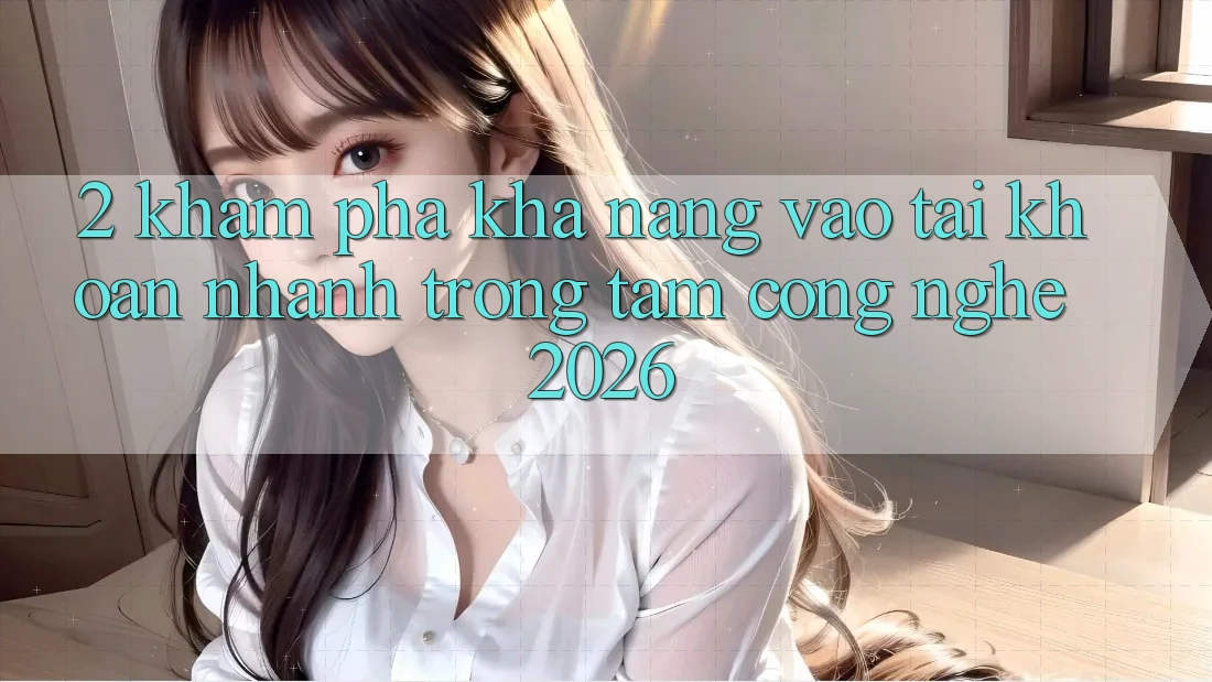 2. Khám Phá Khả năng “Vào tài khoản Nhanh” - Trọng Tâm Công Nghệ 2026 2. Khám Phá Khả năng “Vào tài khoản Nhanh” - Trọng Tâm Công Nghệ 2026
