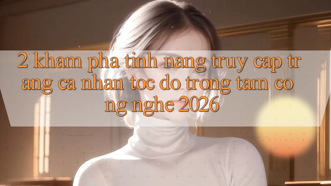 2. Khám Phá Tính Năng “Truy cập trang cá nhân Tốc độ” - Trọng Tâm Công Nghệ 2026 2. Khám Phá Tính Năng “Truy cập trang cá nhân Tốc độ” - Trọng Tâm Công Nghệ 2026
