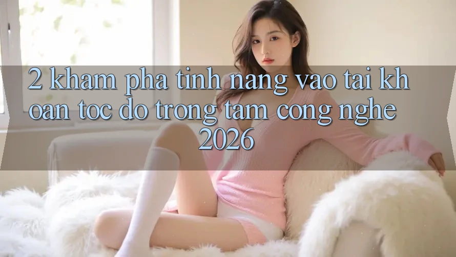 2. Khám Phá Tính Năng “Vào tài khoản Tốc độ” - Trọng Tâm Công Nghệ 2026 2. Khám Phá Tính Năng “Vào tài khoản Tốc độ” - Trọng Tâm Công Nghệ 2026