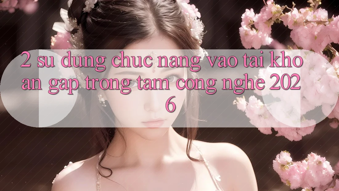 2. Sử dụng Chức năng “Vào tài khoản Gấp” - Trọng Tâm Công Nghệ 2026