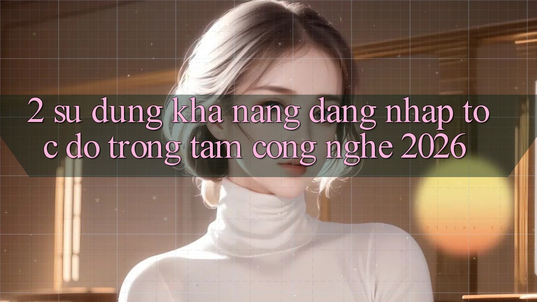 2. Sử dụng Khả năng “Đăng Nhập Tốc độ” - Trọng Tâm Công Nghệ 2026