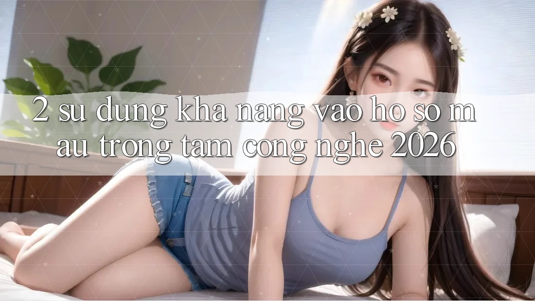 2. Sử dụng Khả năng “Vào hồ sơ Mau” - Trọng Tâm Công Nghệ 2026 2. Sử dụng Khả năng “Vào hồ sơ Mau” - Trọng Tâm Công Nghệ 2026