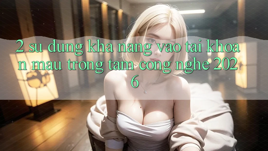 2. Sử dụng Khả năng “Vào tài khoản Mau” - Trọng Tâm Công Nghệ 2026 2. Sử dụng Khả năng “Vào tài khoản Mau” - Trọng Tâm Công Nghệ 2026