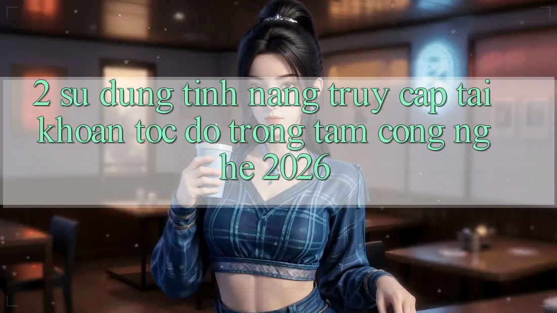2. Sử dụng Tính Năng “Truy cập tài khoản Tốc độ” - Trọng Tâm Công Nghệ 2026 2. Sử dụng Tính Năng “Truy cập tài khoản Tốc độ” - Trọng Tâm Công Nghệ 2026