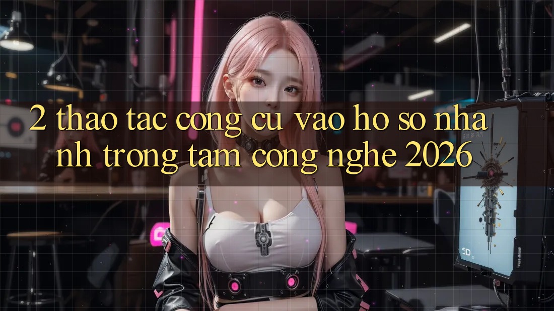 2. Thao tác Công cụ “Vào hồ sơ Nhanh” - Trọng Tâm Công Nghệ 2026