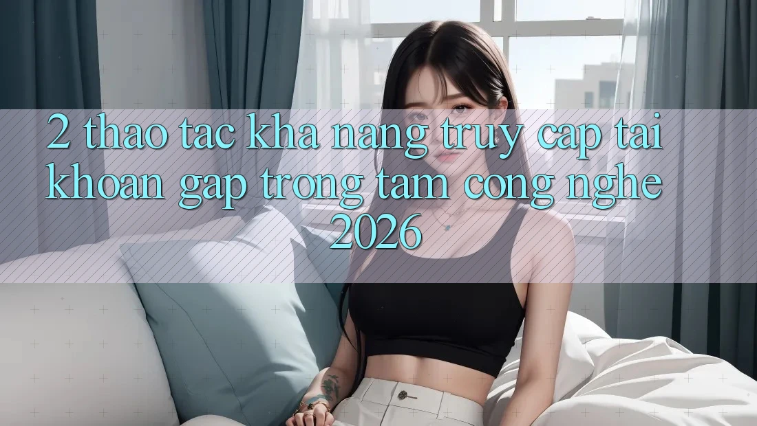 2. Thao tác Khả năng “Truy cập tài khoản Gấp” - Trọng Tâm Công Nghệ 2026