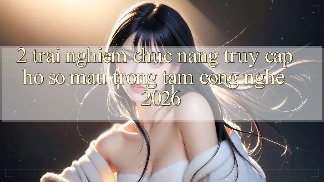 2. Trải nghiệm Chức năng “Truy cập hồ sơ Mau” - Trọng Tâm Công Nghệ 2026