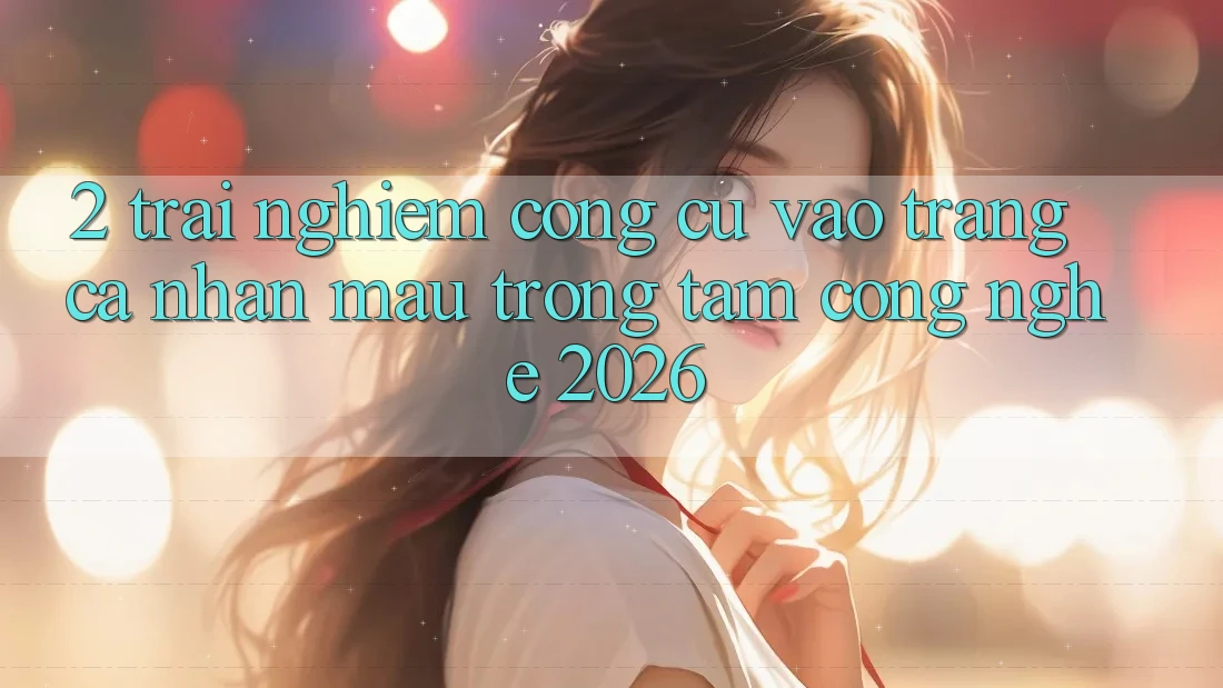 2. Trải nghiệm Công cụ “Vào trang cá nhân Mau” - Trọng Tâm Công Nghệ 2026 2. Trải nghiệm Công cụ “Vào trang cá nhân Mau” - Trọng Tâm Công Nghệ 2026