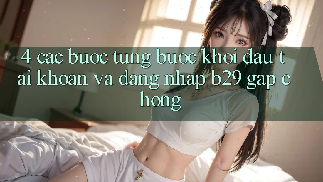 4. Các bước Từng Bước Khởi đầu tài khoản Và Đăng nhập B29 Gấp Chóng 4. Các bước Từng Bước Khởi đầu tài khoản Và Đăng nhập B29 Gấp Chóng