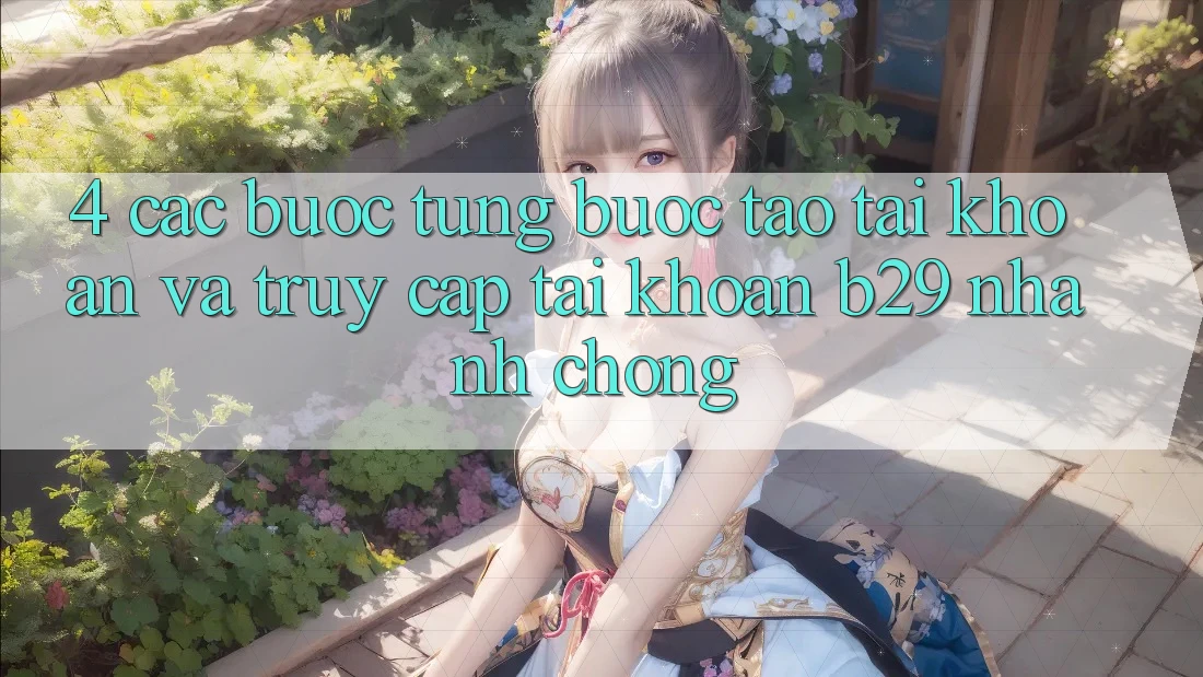 4. Các bước Từng Bước Tạo tài khoản Và Truy cập tài khoản B29 Nhanh chóng 4. Các bước Từng Bước Tạo tài khoản Và Truy cập tài khoản B29 Nhanh chóng