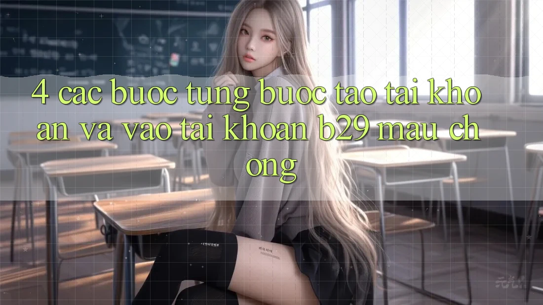 4. Các bước Từng Bước Tạo tài khoản Và Vào tài khoản B29 Mau Chóng