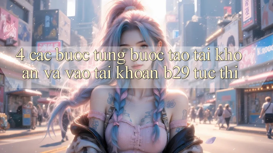 4. Các bước Từng Bước Tạo tài khoản Và Vào tài khoản B29 Tức thì 4. Các bước Từng Bước Tạo tài khoản Và Vào tài khoản B29 Tức thì