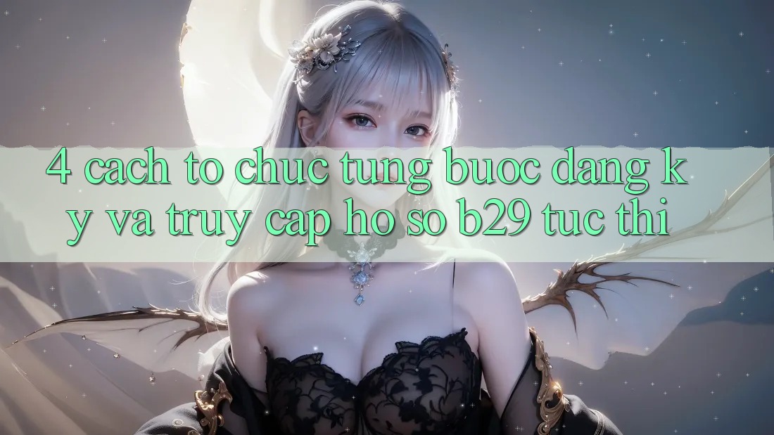 4. Cách tổ chức Từng Bước Đăng Ký Và Truy cập hồ sơ B29 Tức thì