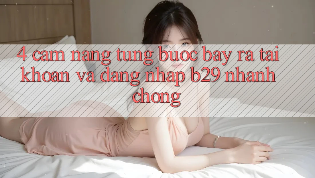 4. Cẩm nang Từng Bước Bày ra tài khoản Và Đăng Nhập B29 Nhanh chóng 4. Cẩm nang Từng Bước Bày ra tài khoản Và Đăng Nhập B29 Nhanh chóng