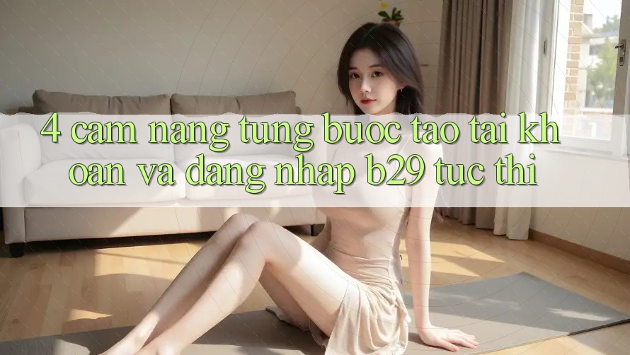 4. Cẩm nang Từng Bước Tạo tài khoản Và Đăng Nhập B29 Tức thì
