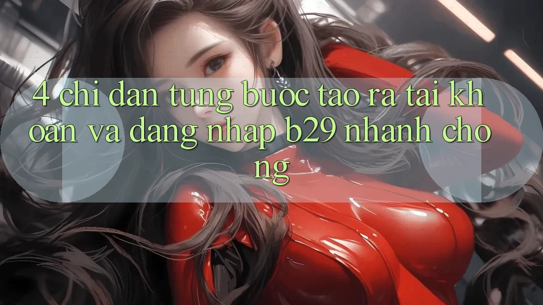 4. Chỉ dẫn Từng Bước Tạo ra tài khoản Và Đăng Nhập B29 Nhanh Chóng 4. Chỉ dẫn Từng Bước Tạo ra tài khoản Và Đăng Nhập B29 Nhanh Chóng