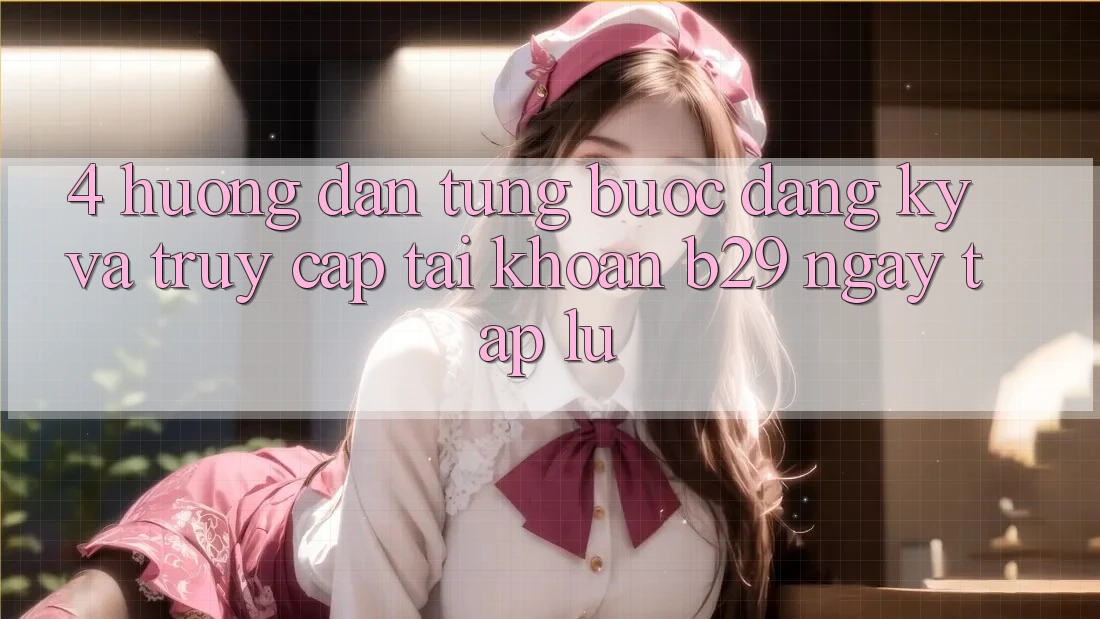4. Hướng Dẫn Từng Bước Đăng Ký Và Truy cập tài khoản B29 Ngay tắp lự 4. Hướng Dẫn Từng Bước Đăng Ký Và Truy cập tài khoản B29 Ngay tắp lự