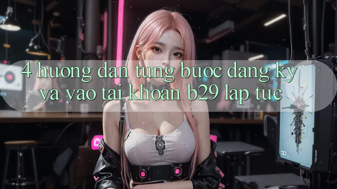 4. Hướng Dẫn Từng Bước Đăng Ký Và Vào tài khoản B29 Lập tức