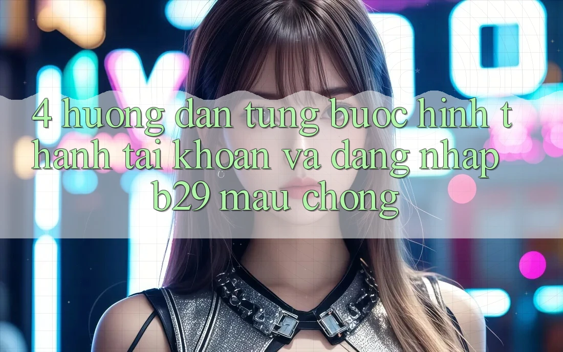 4. Hướng Dẫn Từng Bước Hình thành tài khoản Và Đăng Nhập B29 Mau Chóng