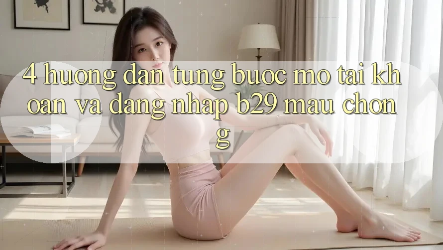 4. Hướng Dẫn Từng Bước Mở tài khoản Và Đăng Nhập B29 Mau Chóng