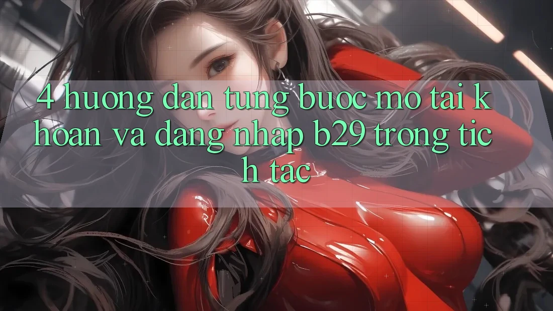 4. Hướng Dẫn Từng Bước Mở tài khoản Và Đăng Nhập B29 Trong tích tắc