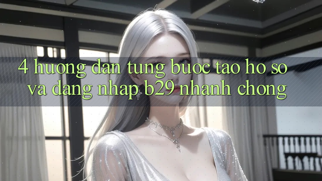 4. Hướng Dẫn Từng Bước Tạo hồ sơ Và Đăng Nhập B29 Nhanh Chóng 4. Hướng Dẫn Từng Bước Tạo hồ sơ Và Đăng Nhập B29 Nhanh Chóng