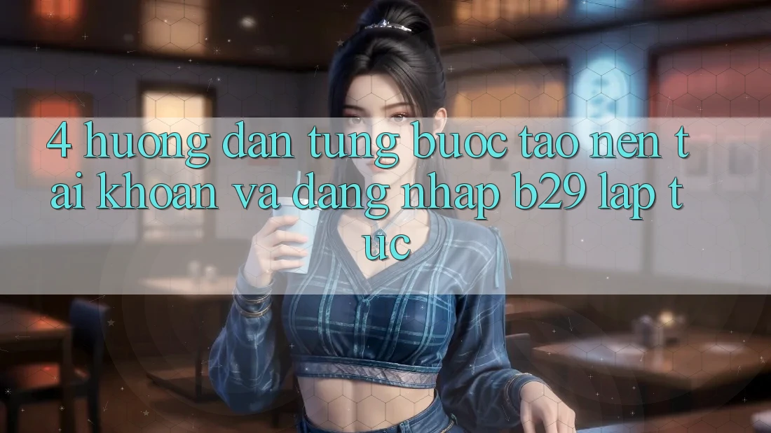 4. Hướng Dẫn Từng Bước Tạo nên tài khoản Và Đăng Nhập B29 Lập tức