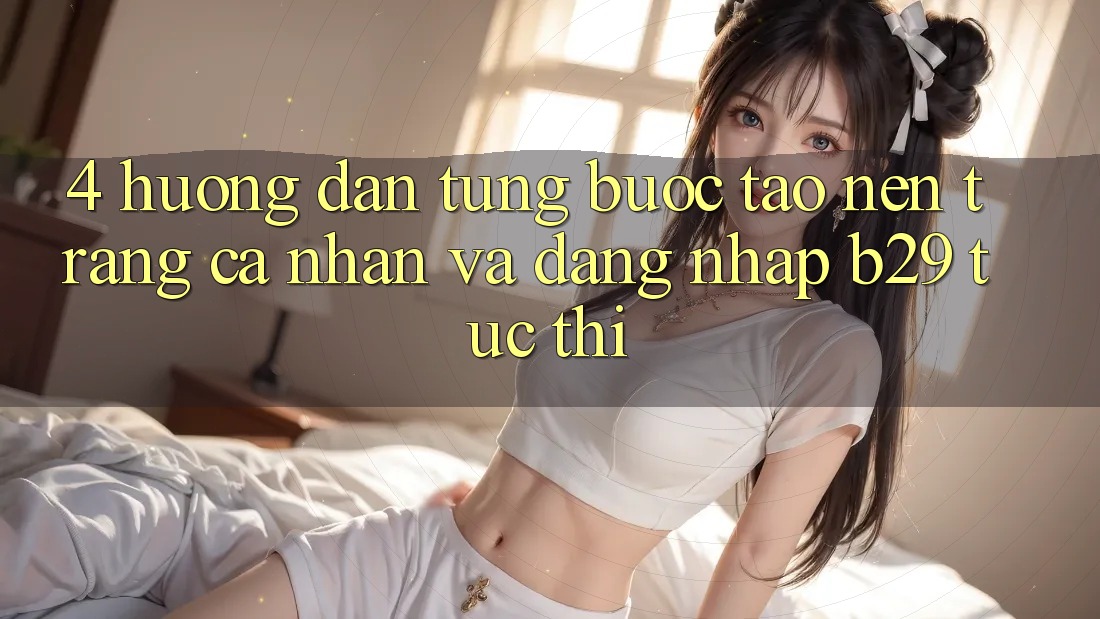 4. Hướng Dẫn Từng Bước Tạo nên trang cá nhân Và Đăng Nhập B29 Tức thì