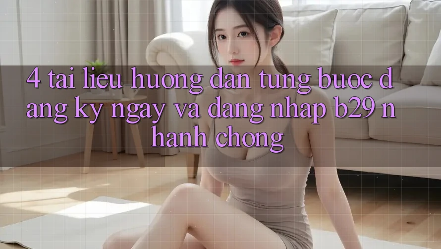 4. Tài liệu hướng dẫn Từng Bước Đăng ký ngay Và Đăng Nhập B29 Nhanh Chóng