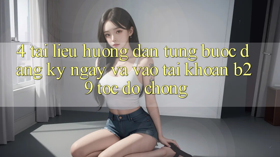 4. Tài liệu hướng dẫn Từng Bước Đăng ký ngay Và Vào tài khoản B29 Tốc độ Chóng