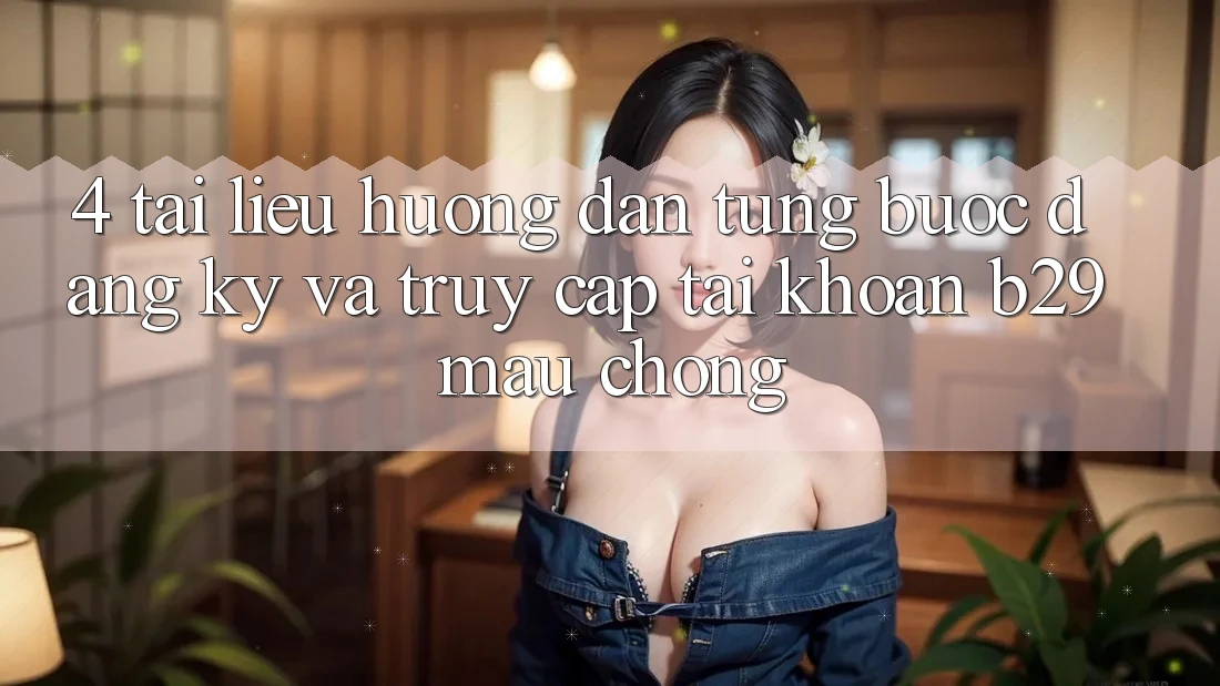 4. Tài liệu hướng dẫn Từng Bước Đăng Ký Và Truy cập tài khoản B29 Mau Chóng 4. Tài liệu hướng dẫn Từng Bước Đăng Ký Và Truy cập tài khoản B29 Mau Chóng