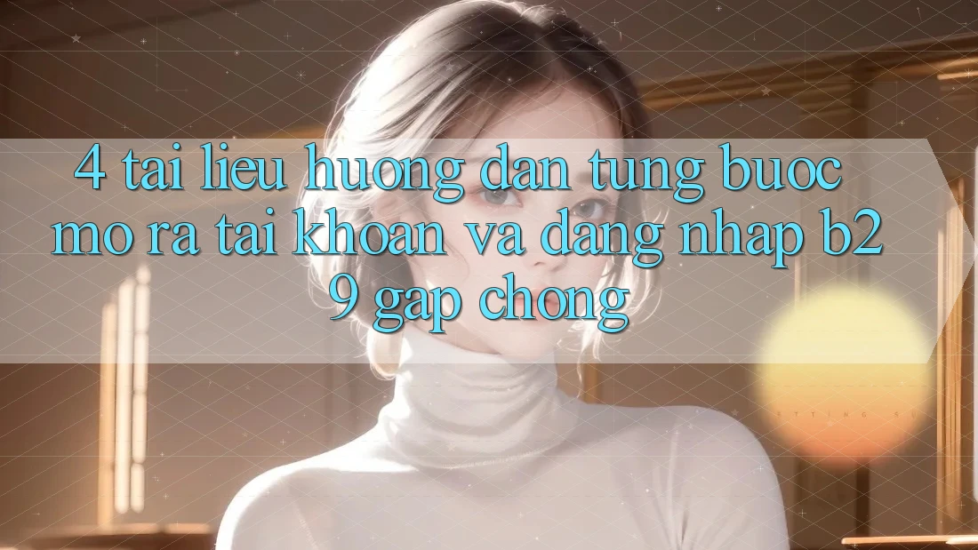 4. Tài liệu hướng dẫn Từng Bước Mở ra tài khoản Và Đăng Nhập B29 Gấp Chóng