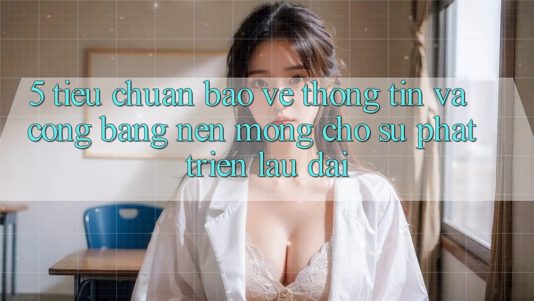 5. Tiêu Chuẩn Bảo vệ thông tin Và Công Bằng: Nền Móng Cho Sự Phát Triển Lâu dài