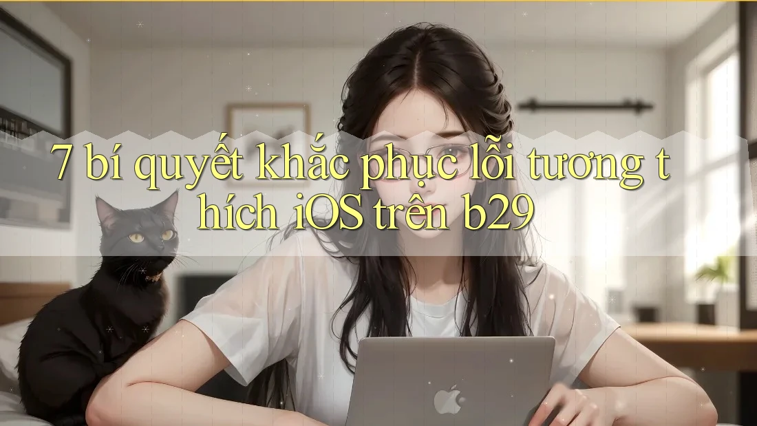 7 bí quyết khắc phục lỗi tương thích iOS trên b29 7 bí quyết khắc phục lỗi tương thích iOS trên b29