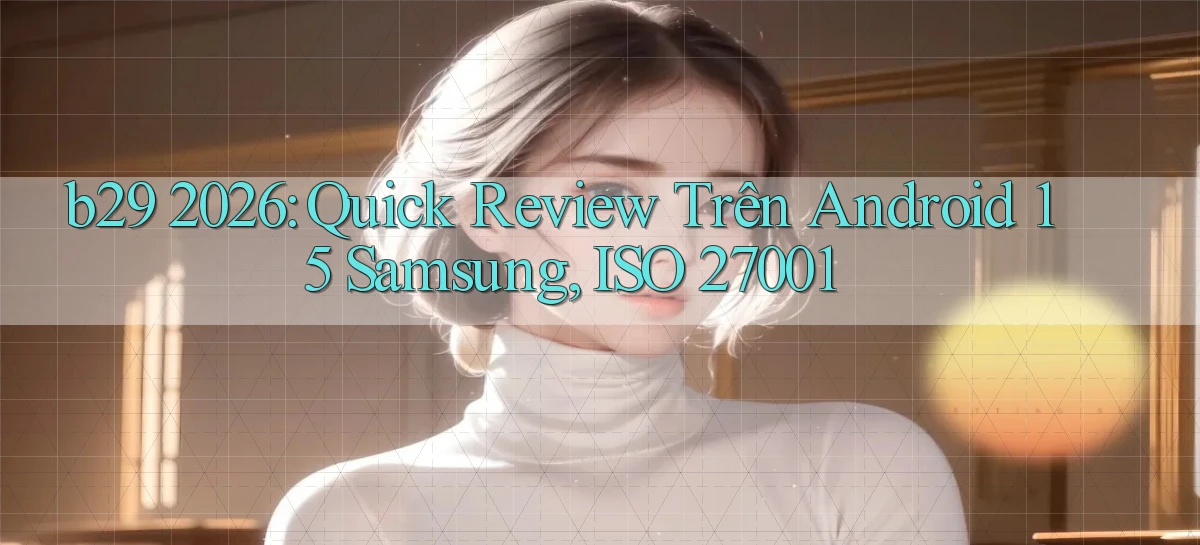 b29 2026 quick review trên Android 15 Samsung, ISO 27001
