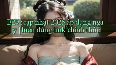 B29 cập nhật 2025 áp dụng ngay luôn dùng link chính thức