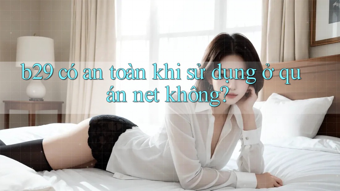 b29 có an toàn khi sử dụng ở quán net không? b29 có an toàn khi sử dụng ở quán net không?