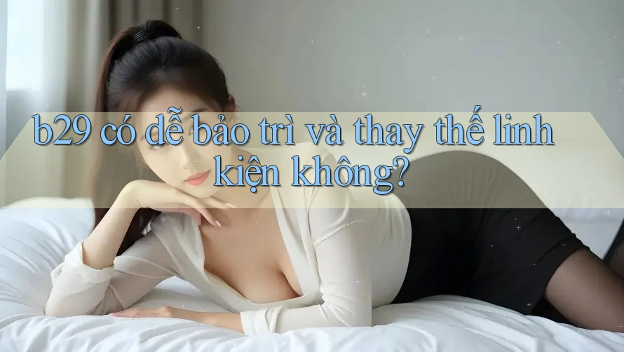 b29 có dễ bảo trì và thay thế linh kiện không?