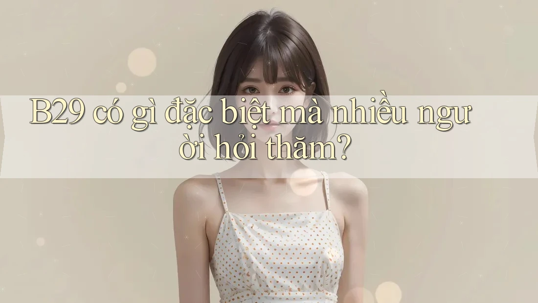 B29 có gì đặc biệt mà nhiều người hỏi thăm? B29 có gì đặc biệt mà nhiều người hỏi thăm?