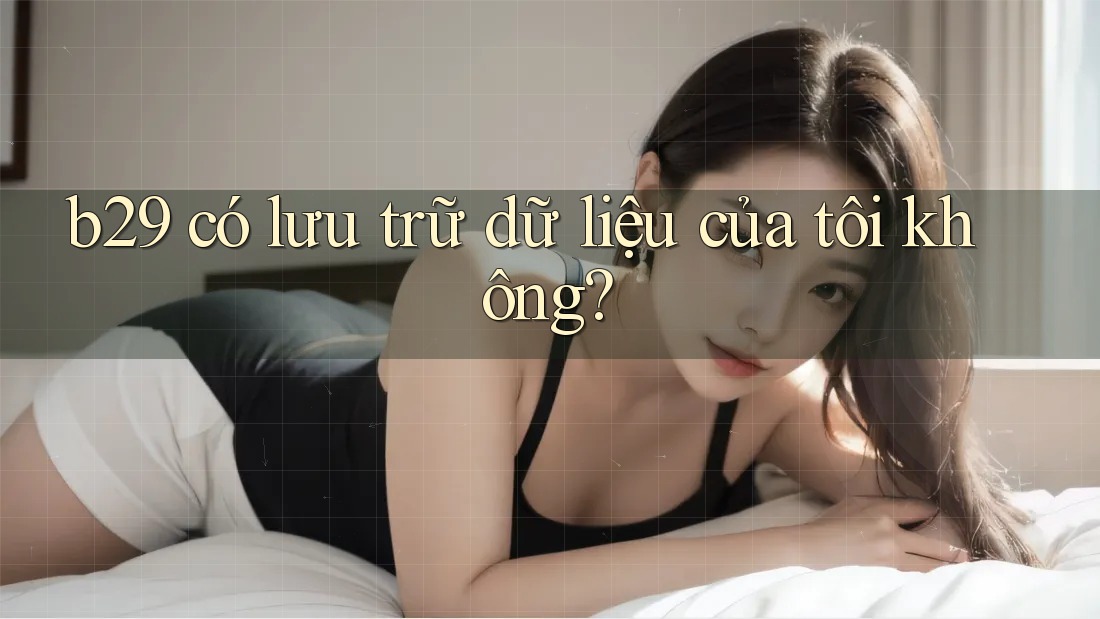 b29 có lưu trữ dữ liệu của tôi không?
