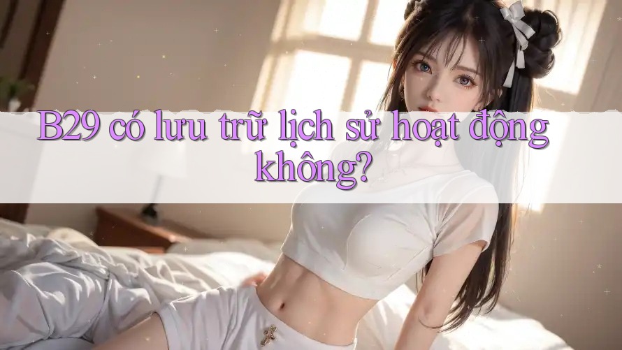 B29 có lưu trữ lịch sử hoạt động không?