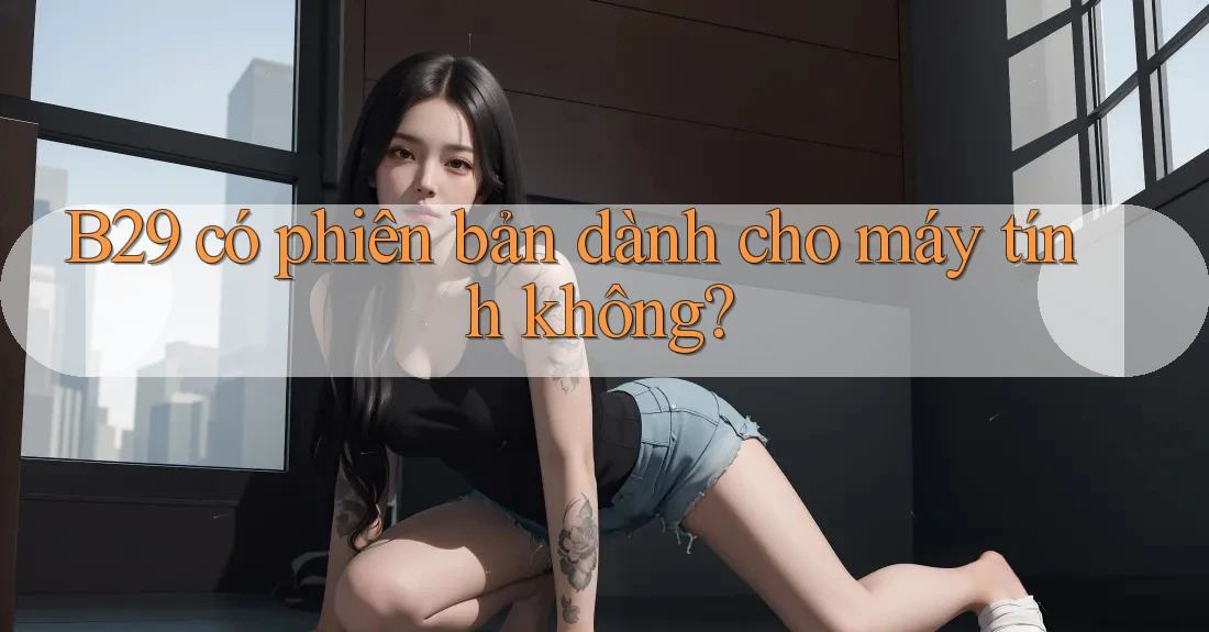 B29 có phiên bản dành cho máy tính không?