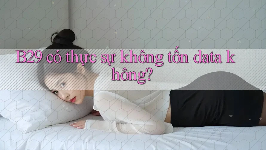 B29 có thực sự không tốn data không? B29 có thực sự không tốn data không?