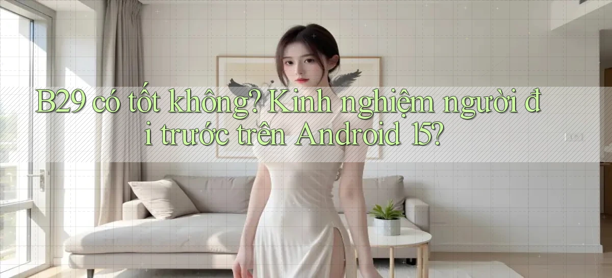 B29 có tốt không kinh nghiệm người đi trước trên Android 15