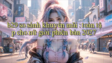 b29 so sánh khuyến mãi toàn tập cho nữ giới phiên bản 2027
