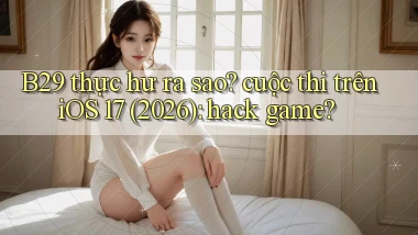 B29 thực hư ra sao cuộc thi trên iOS 17 (2026) hack game